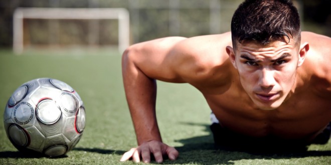 Two core exercises for soccer players